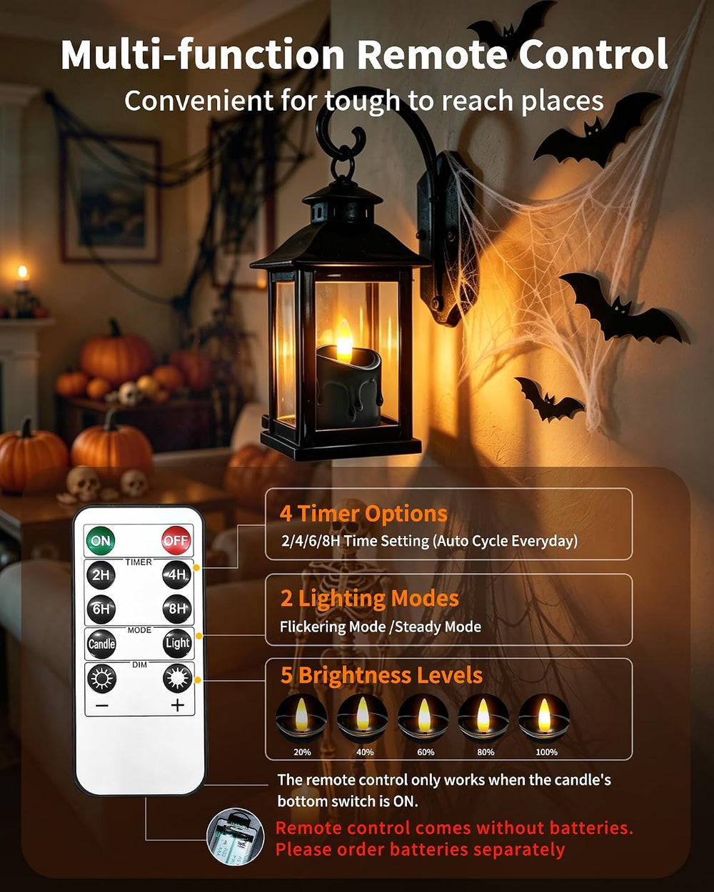 12 Pack Small Rechargeable Flameless Candles with Remote Timer