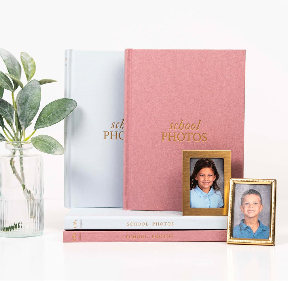 Duncan & Stone School Memory Book PreK-12 Photo Album, Mauve, 70pg
