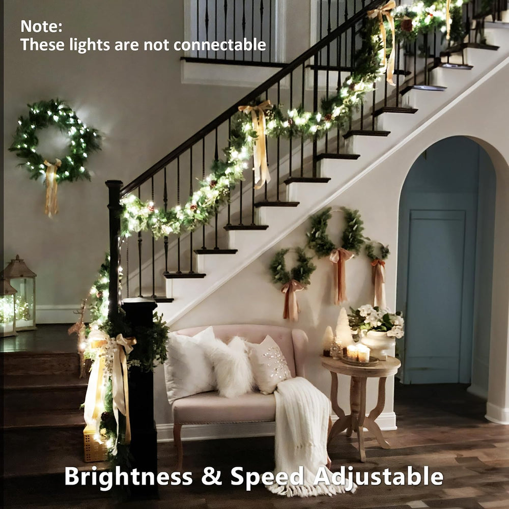 Brizled Smart Christmas Lights 1, 164ft 500 LED RGB Outdoor String Lights