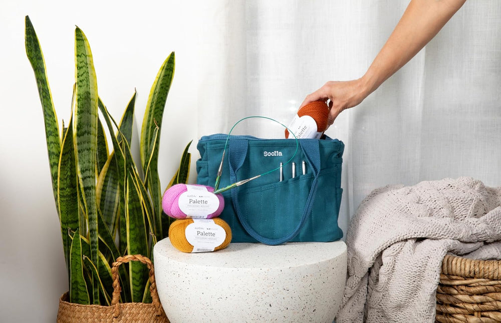 Soolla Studio Bag: Art Supply Storage Organizer & Pottery Tool Bag, Washa...