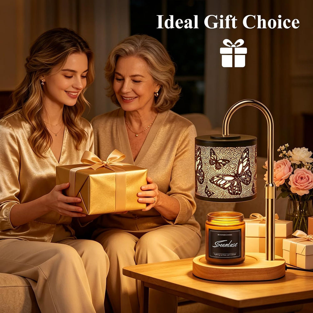 Butterfly Candle Warmer Lamp with Dimmer Adjustable Height,Home Decor Gifts f...