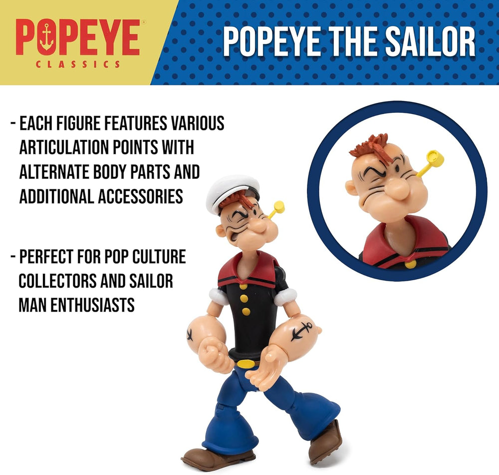 Boss Fight Studio Popeye the Sailor Man Popeye Classics Wave 1 Action Figure ...