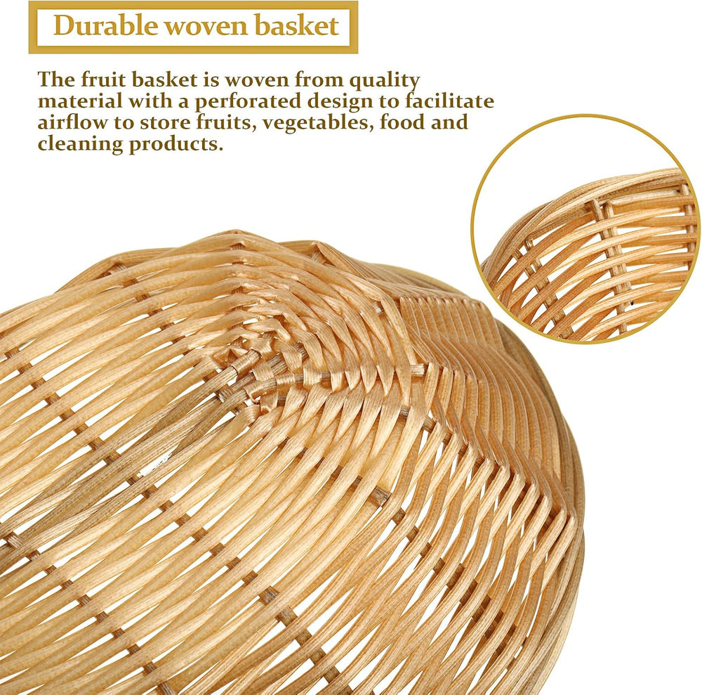 Blulu 12 Pcs Small Gift Baskets Empty Oval Christmas Gift Baskets Bulk