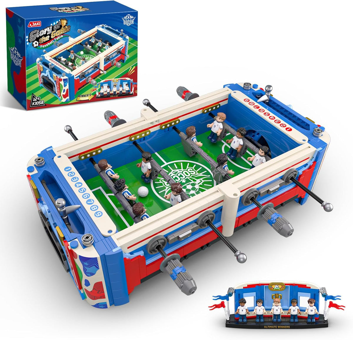 Soccer Mini Foosball Table Game Building Block Set