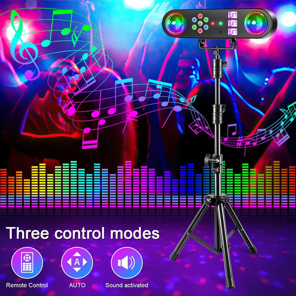 DJ Lights with Stand,5 in 1 Dj Lights for Parties Disco Ball Stage Party Ligh...