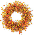 24 Inch Fall Wreaths for Front Door Boho Fall Wreath Rustic Autumn Wreath