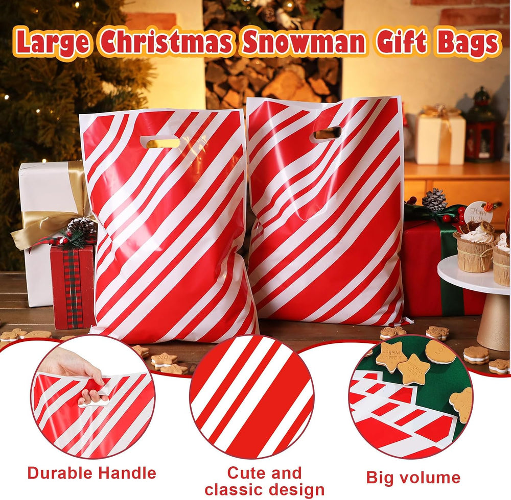 Tenceur 150 Pcs Christmas Jumbo Big Gift Bags 17'' x 12'', Re...