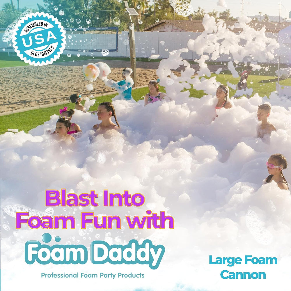 FoamDaddy Large Foam Cannon – High-Output Machine – Easy Setup – Includes Pum...