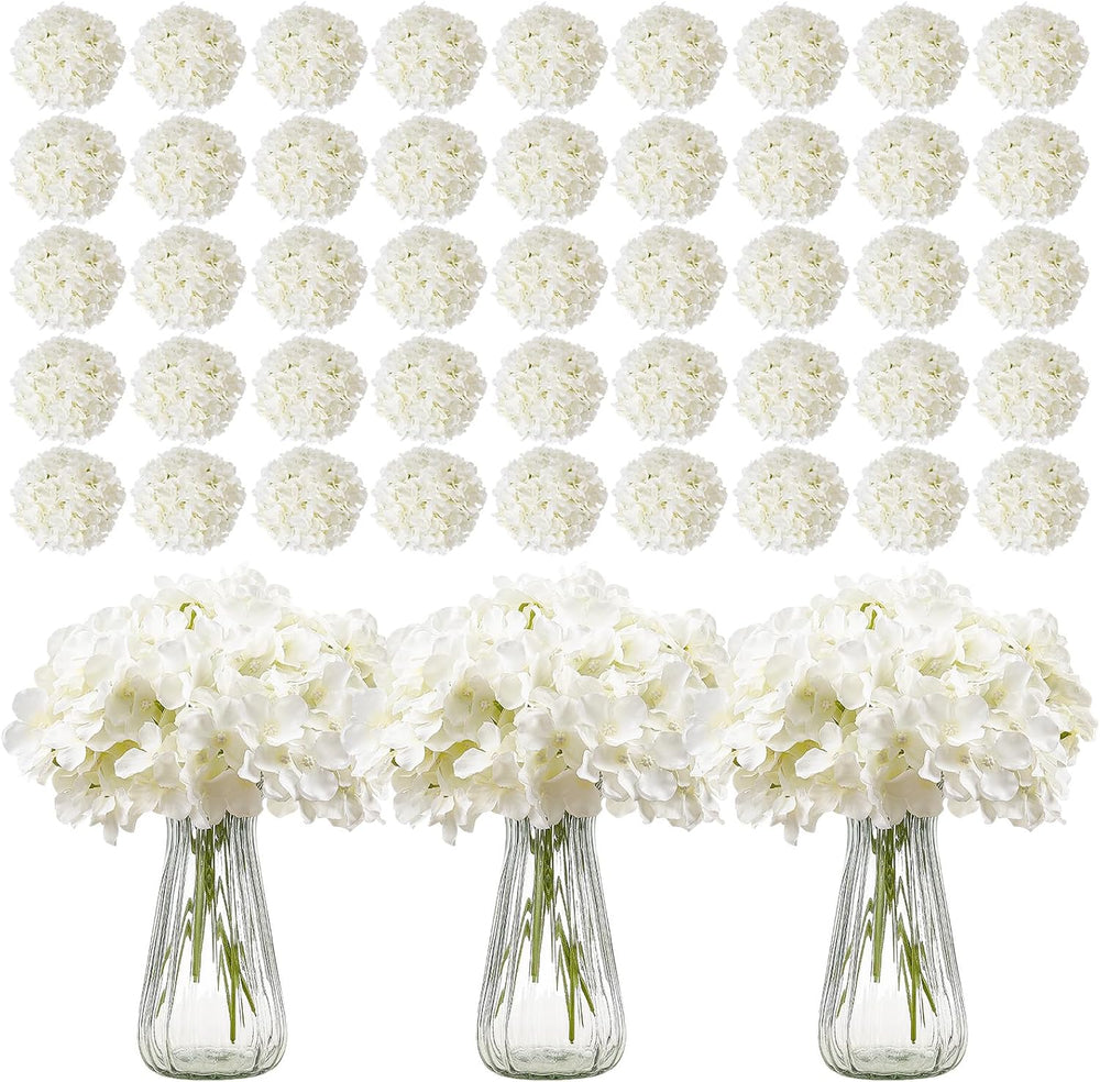 VEVOR Artificial Flowers, 305 pcs Real Looking Silk Fake Hydrangea Bulk