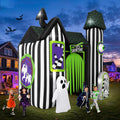 Kalolary 12FT Halloween Inflatable Arch Giant Haunted House Inflatable Tunnel