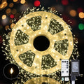 Dailyart 2000Led Fairy Lights 130Ft Christmas Lights with Remote & Timer