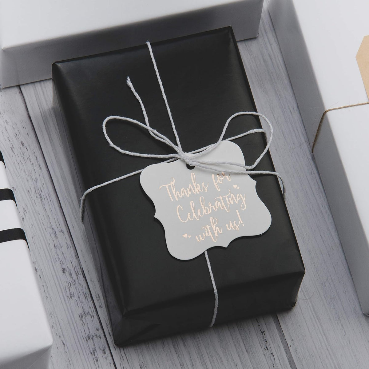 ruspepa black wrapping paper solid color for wedding showing dimensions