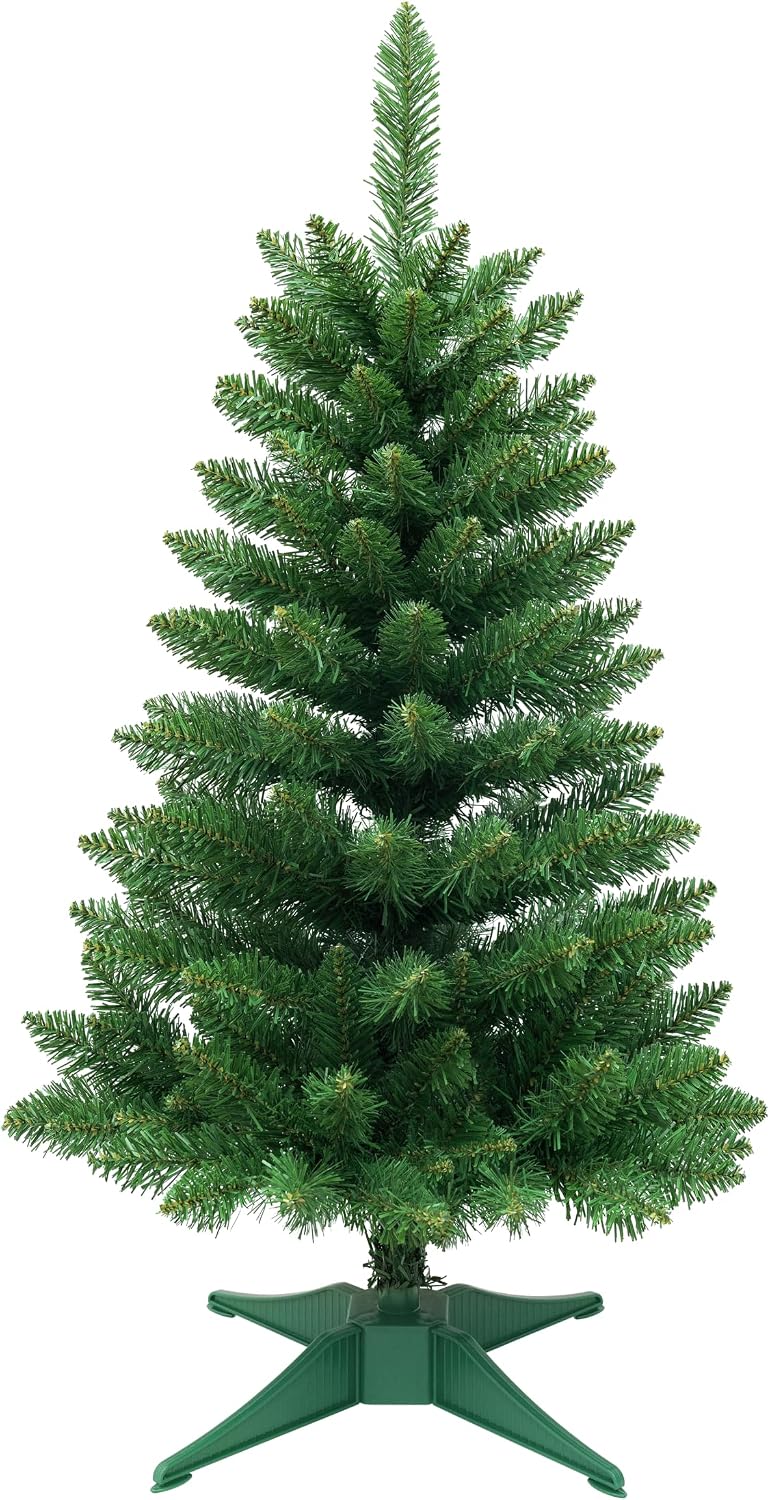 4FT Artificial Small Christmas Tree Mini Tabletop Decor Green