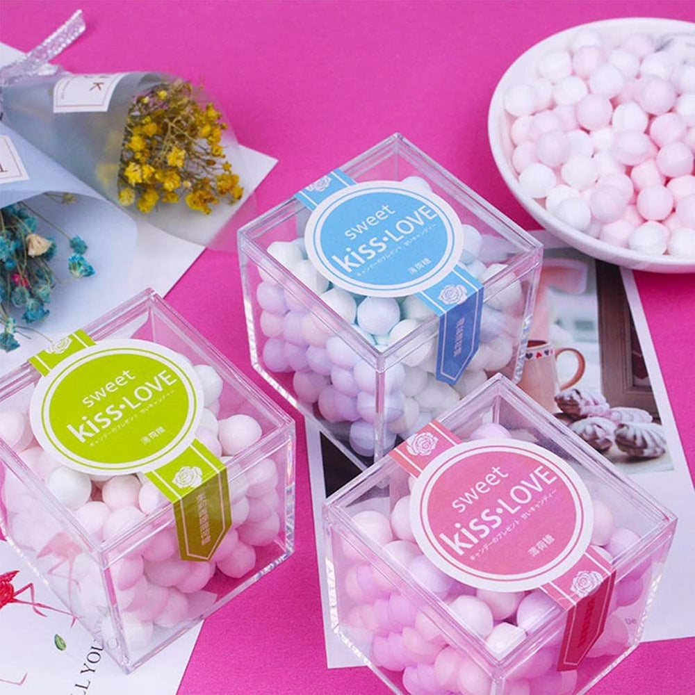 KissYou 24-Pack Small Square Cube Candy Gift Box, 2.36x2.36x2.36 Inch