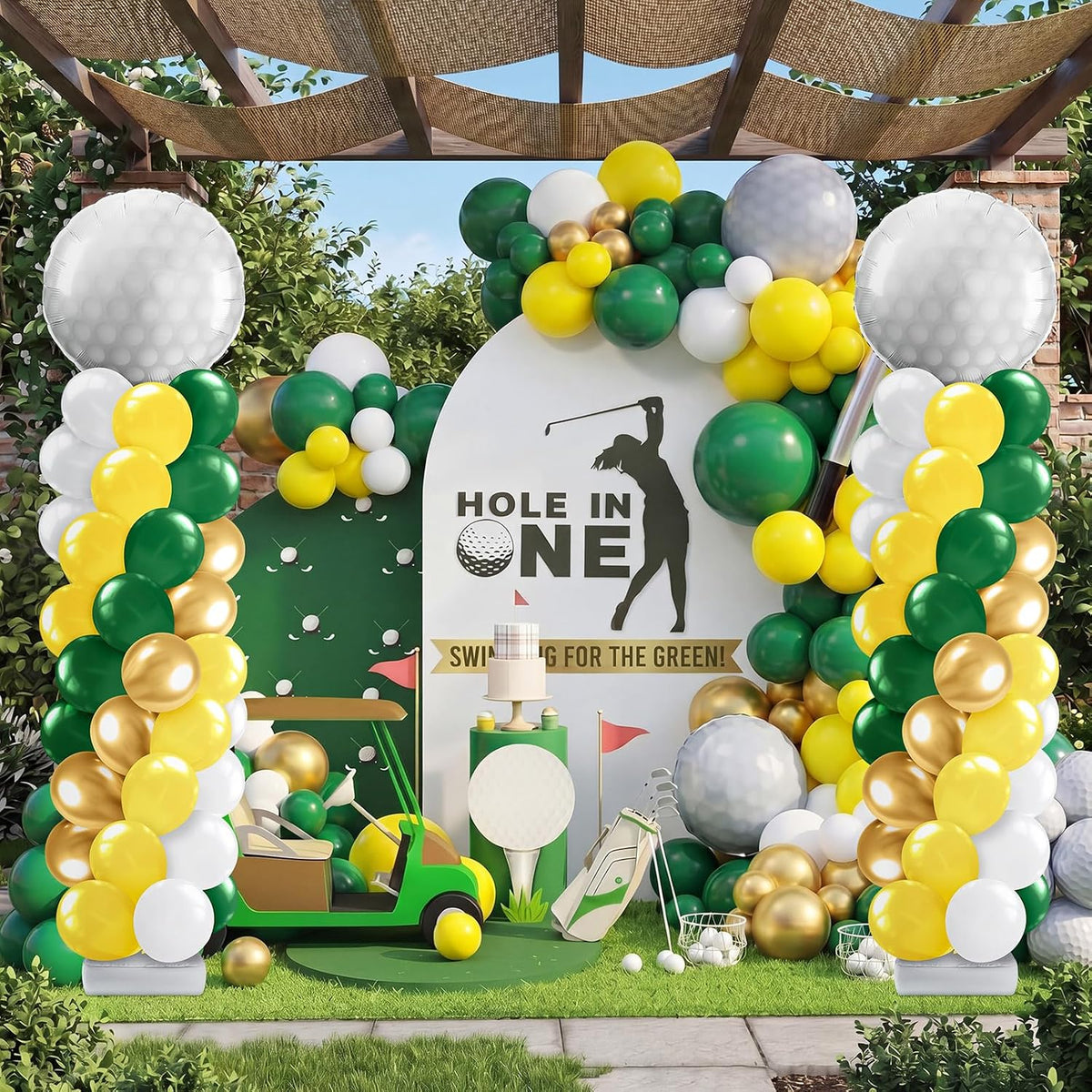 Kasyat 2 Sets Golf Balloon Column Stand Kit