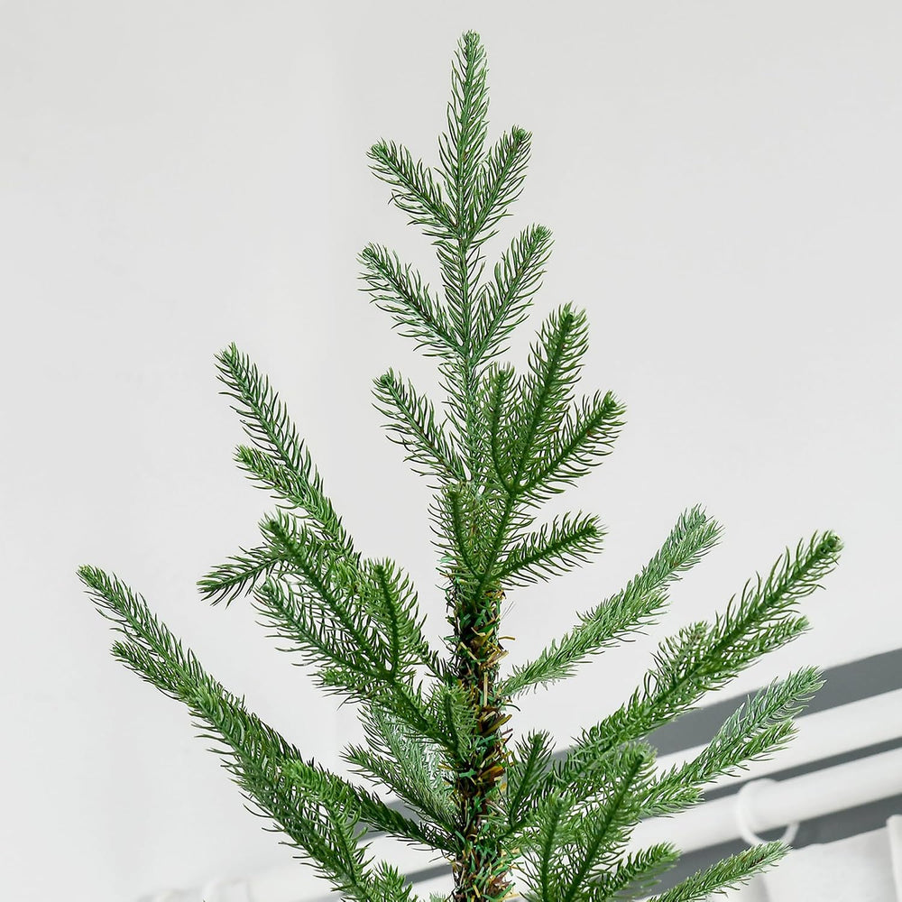 HOMCOM 9 Foot Artificial Christmas Tree, Pine Hinged Xmas Tree with 1939 Real...