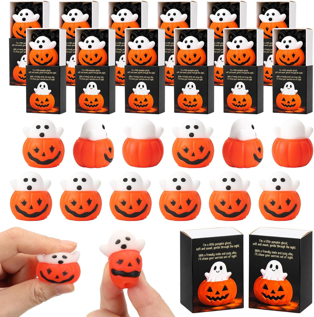 60 Sets Halloween Party Favors Ghost in Pumpkin Gifts Stuffers for Adults