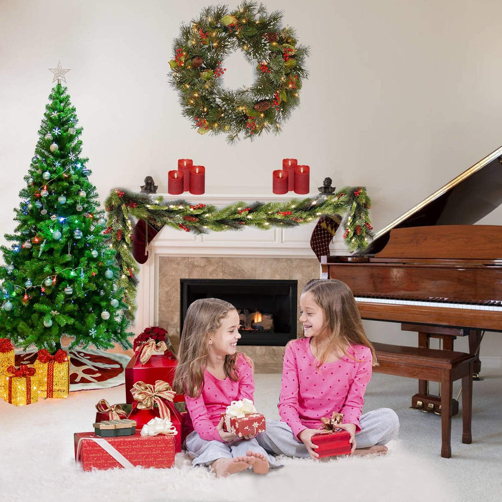 Sunnyglade 6 FT Premium Artificial Christmas Tree 1000 Tips Xmas Tree Green