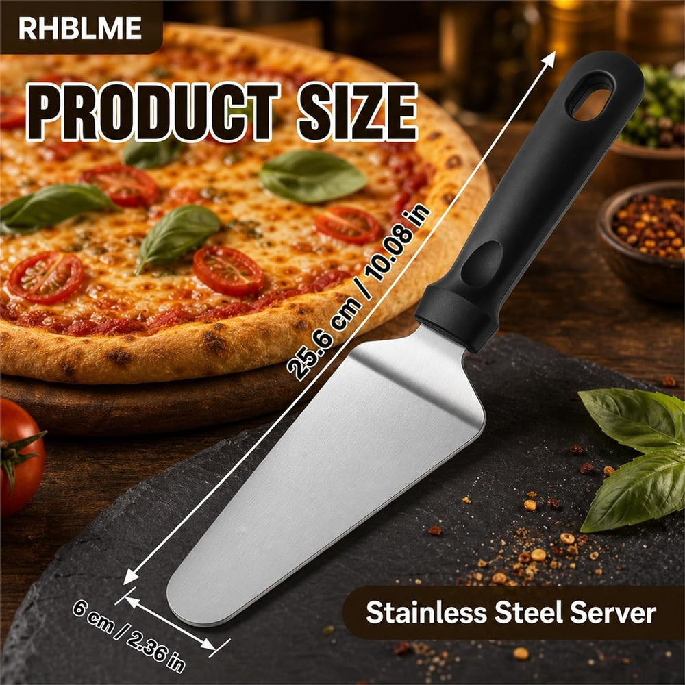 RHBLME 25 Pack Pizza Spatula, Pie Server Pie Cutter Cake Cutter, Stainless St...