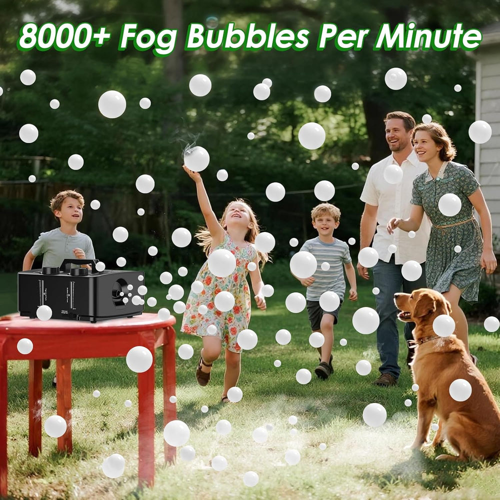 Fog Bubble Machine, 400W Smoke Bubble Blower, Smoke Bubble Maker