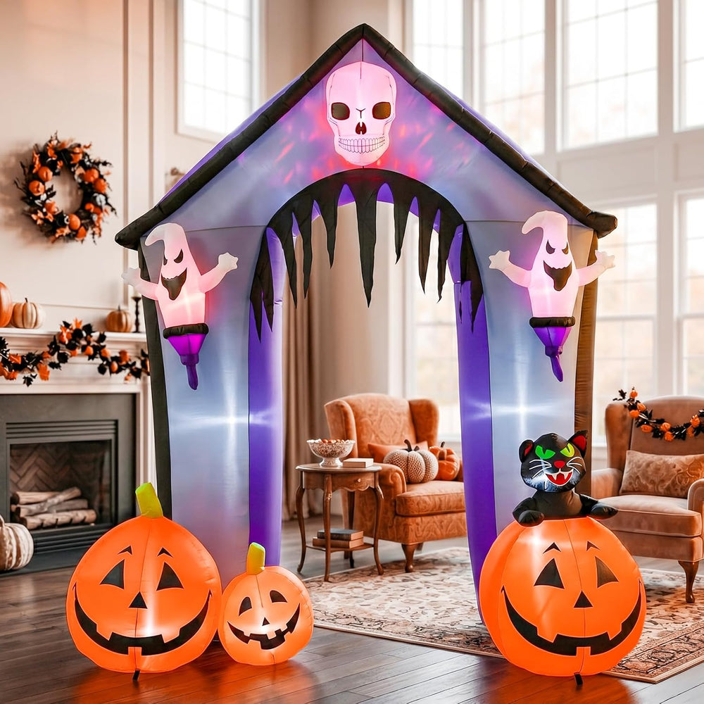 9FT Large-Size Pumpkin Arch Inflatable Decoration
