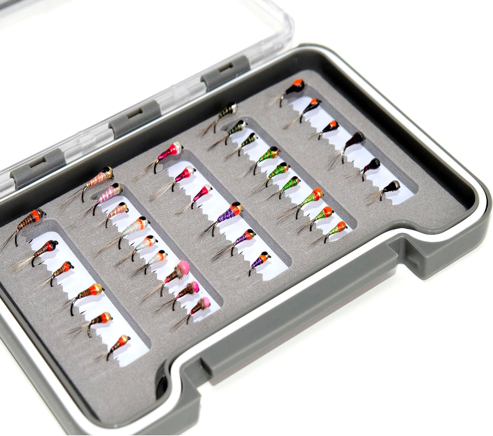 36 Effictive Tungsten Bead Perdigon Nymphs Fly Fishing Flies Assortment | Tro...
