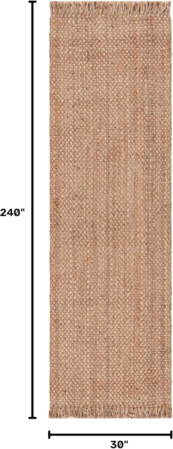 SAFAVIEH Natural Fiber Collection Runner Rug - 2'6" x 20', Natur...