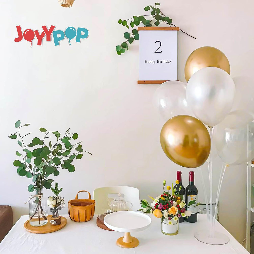 30 Sets Balloon Stand Kit, Balloon Sticks with Base