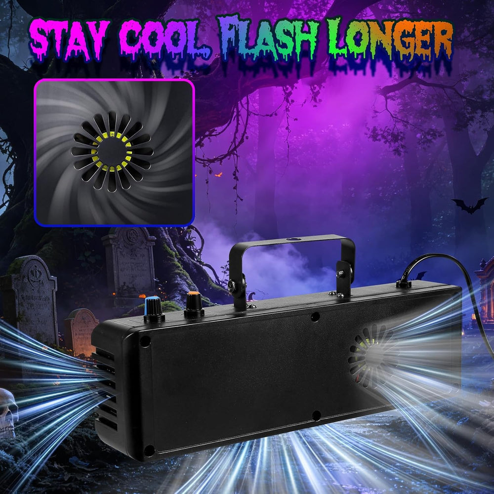 Strobe Lights 100W with Remote, Sound Activated, Multi-Color, Speed Control