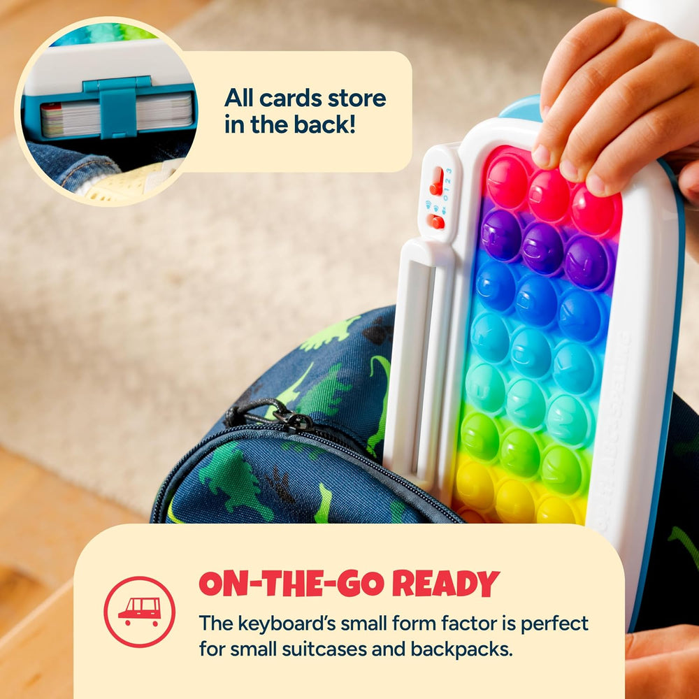 Chuckle & Roar Pop it! ABC & Spelling Keyboard, Optical Reader, 100+ ...