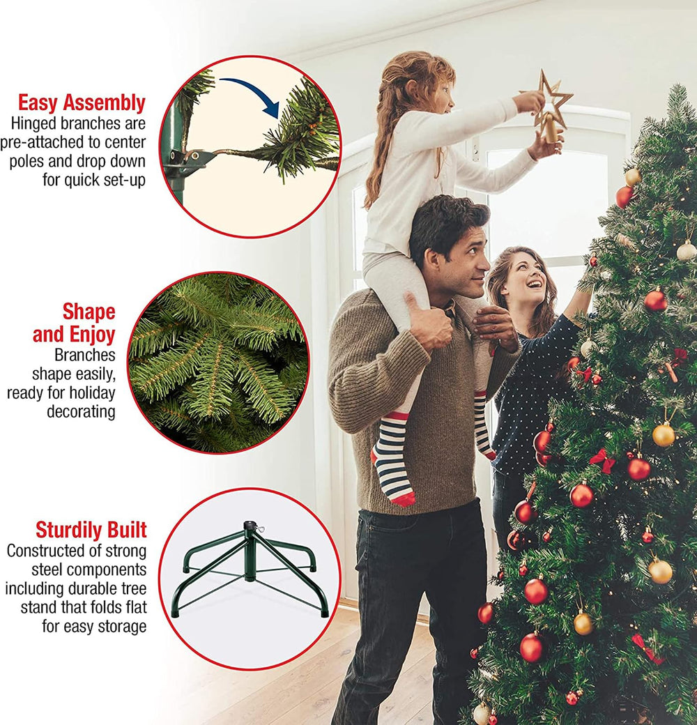 National Tree Company 7ft Unlit Fraser Fir Artificial Christmas Tree