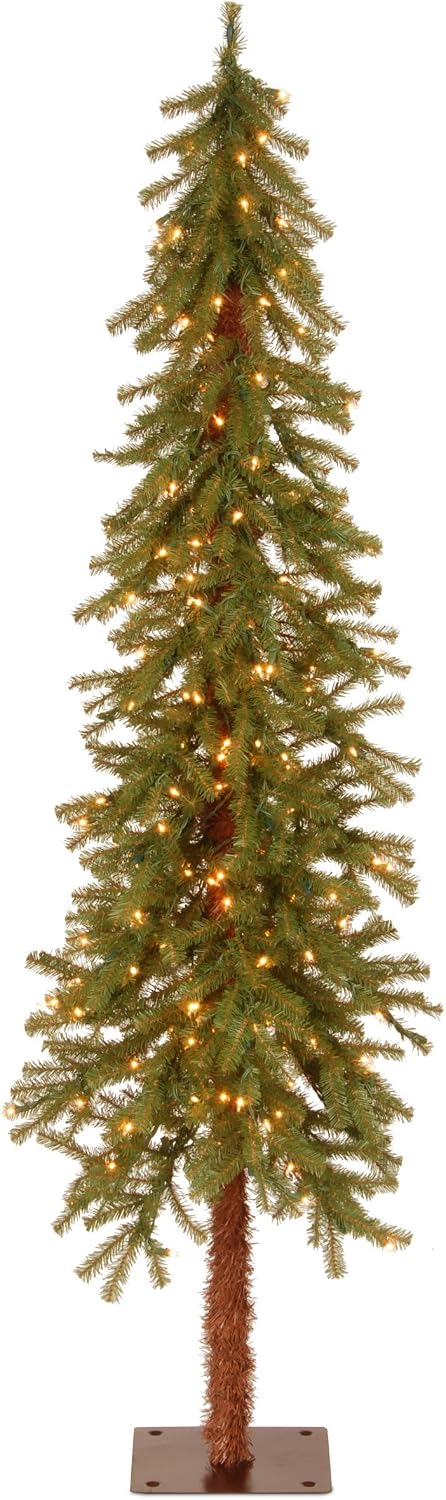 National Tree Company 6ft Pre-Lit Hickory Cedar Artificial Christmas Tree