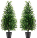 3FT Artificial Cedar Trees 2 Pack