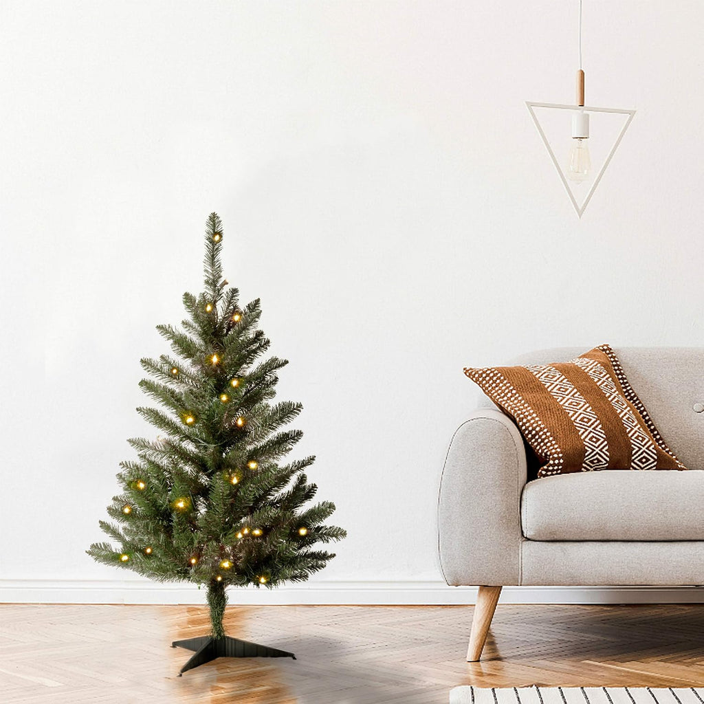 National Tree Company 3ft Pre-Lit Kingswood Fir Mini Christmas Tree