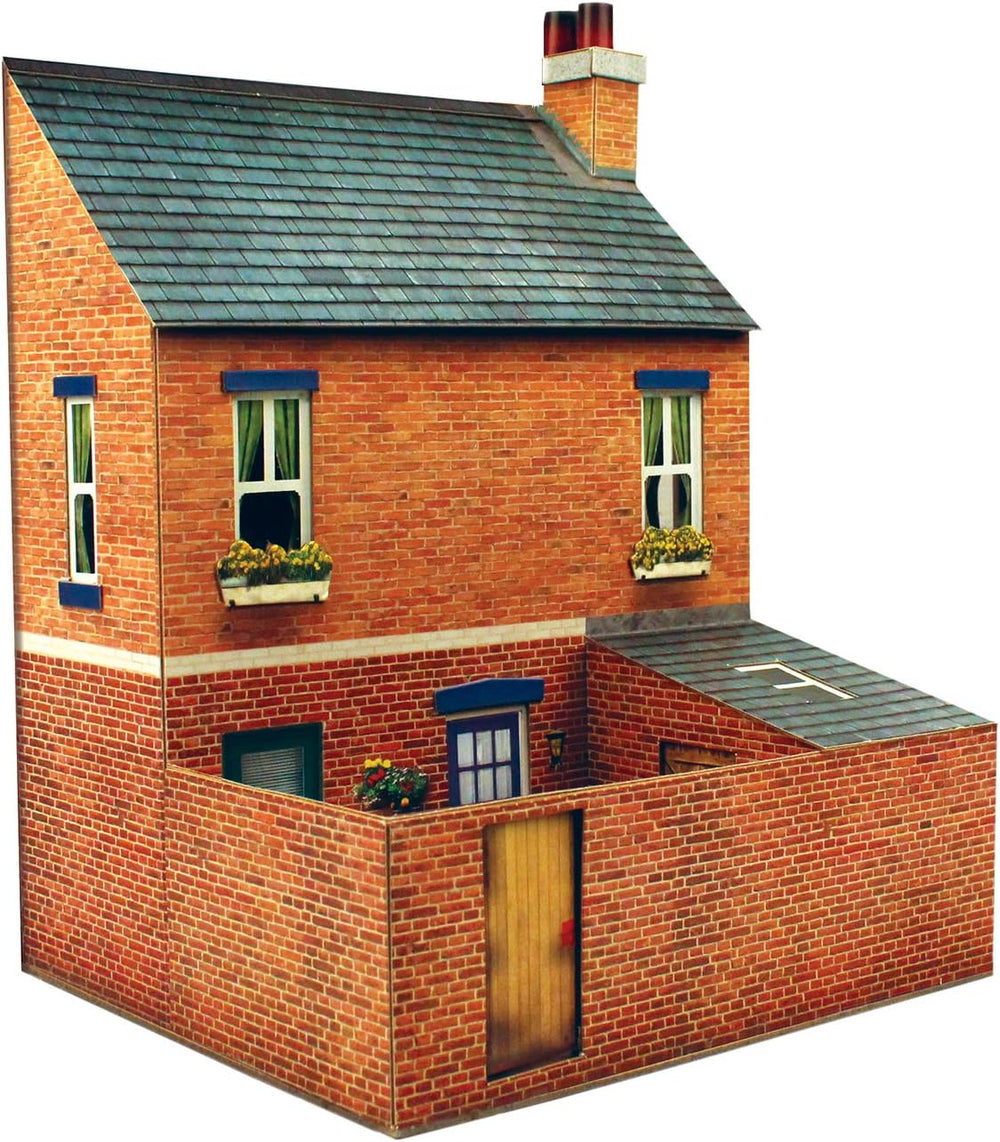 Cardboard Model Building Kit, O Scale 1:48 Railroad Layout Buildings & Ac...