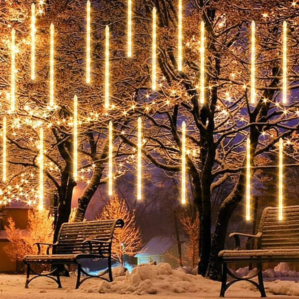 dazzle bright 864 led christmas light, meteor shower, package contents