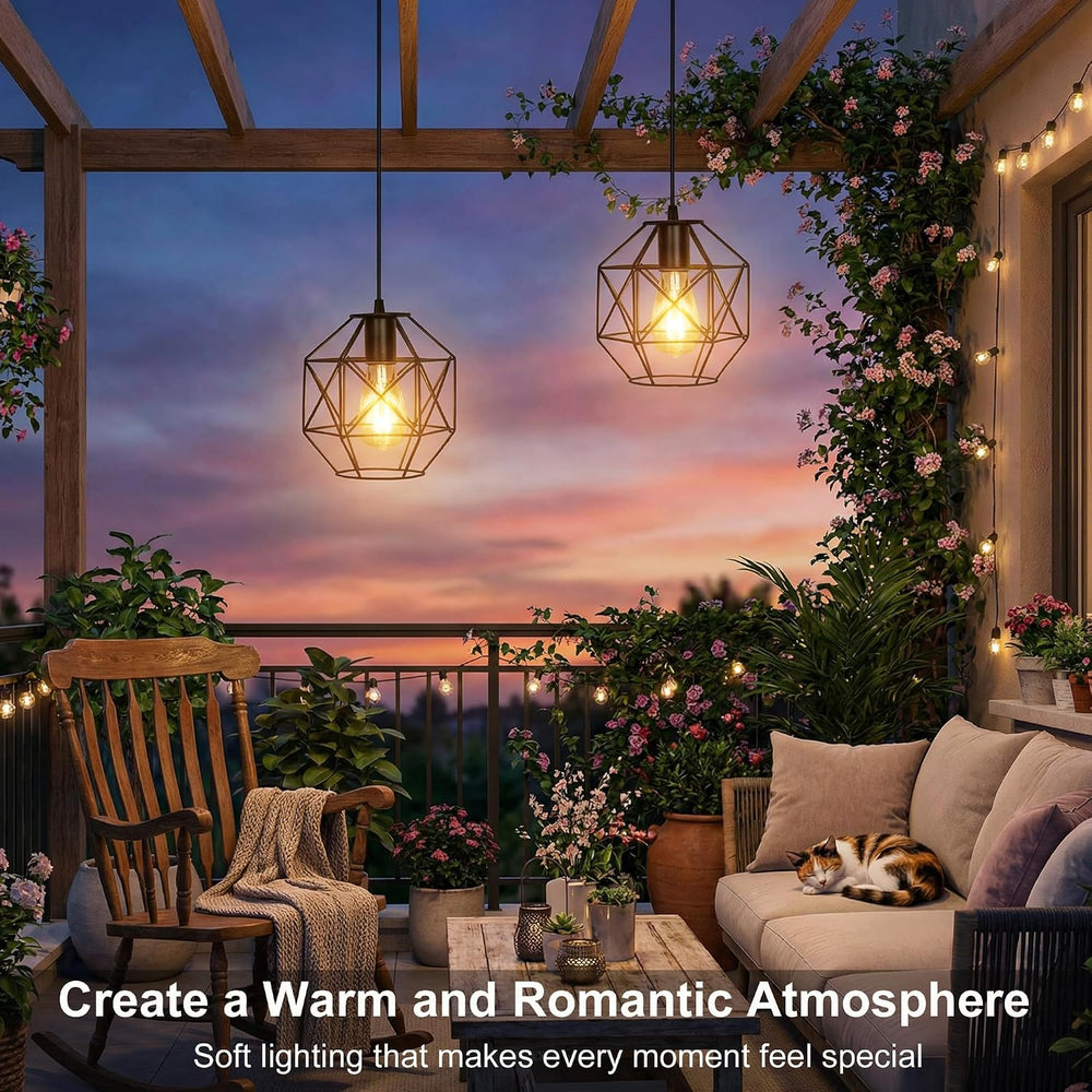 Battery Operated Chandelier Outdoor, Remote Control Hanging Gazebo Lights