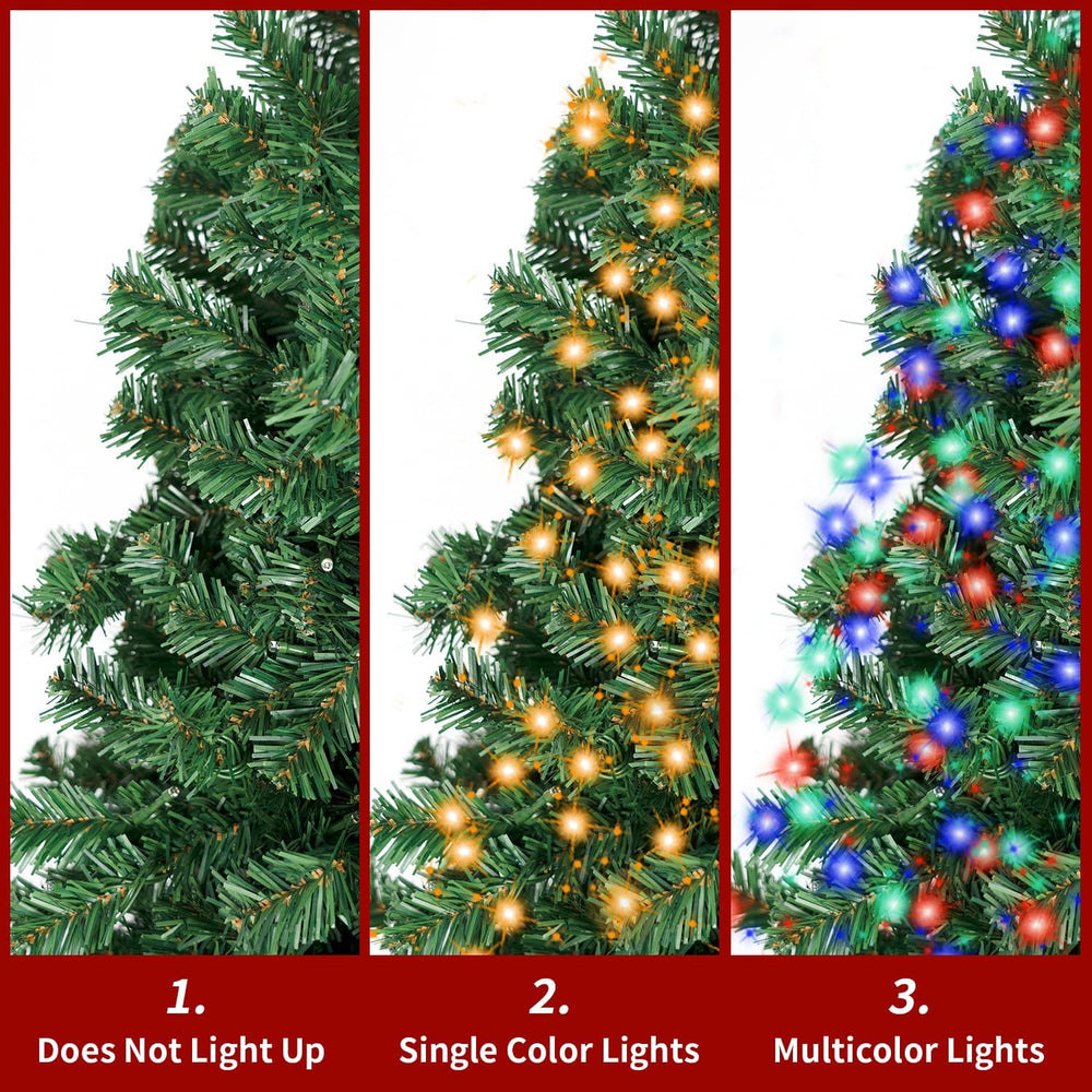 4FT Christmas Tree with Light,Artificial Xmas Tree for Christmas Decoration