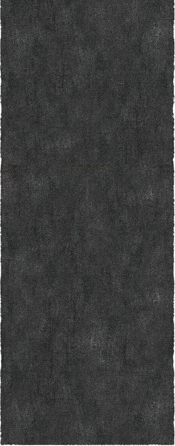 Ottomanson 2x16 Shag Runner Rug for Hallway – Non-Slip Soft Fluffy Carpet