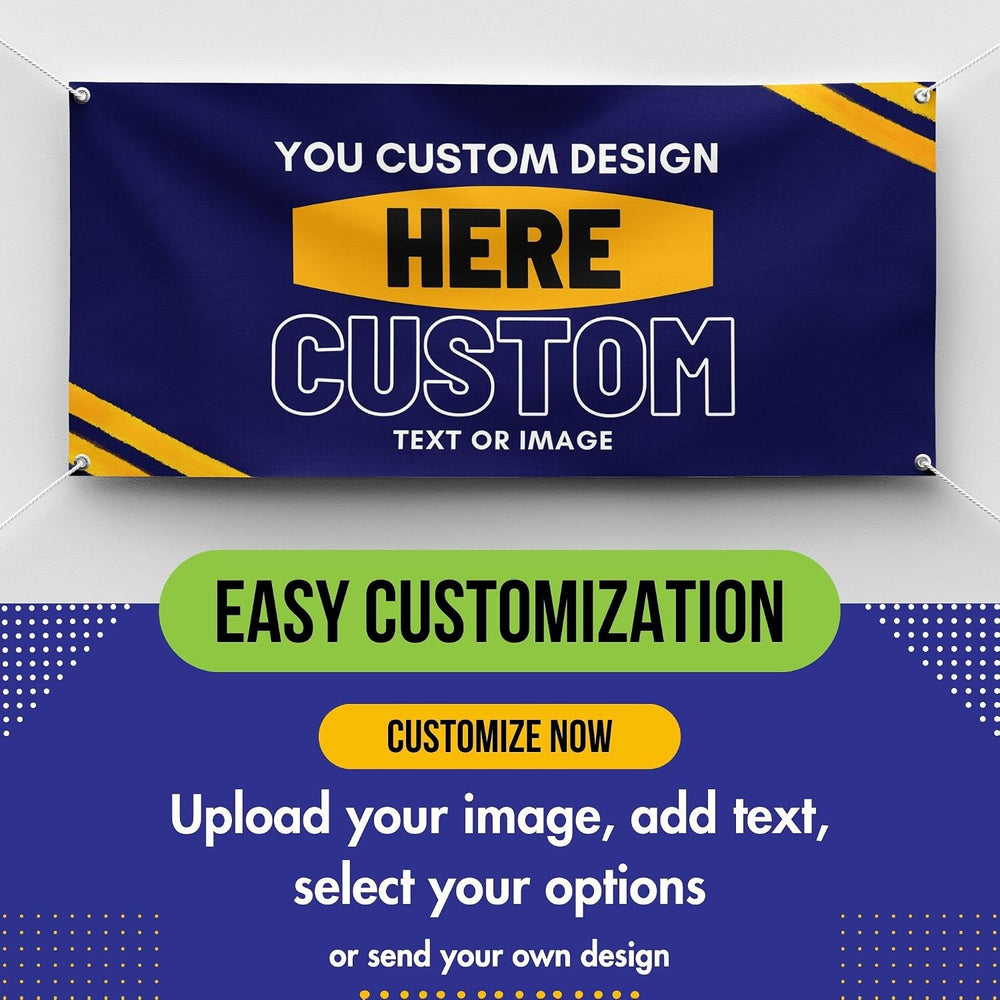 Personalized Custom Vinyl Banner Printing Indoor or Outdoor use Printed Busin...