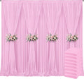 40x10ft Backdrop Curtains for Parties, 8 Panels 5x10ft Curtains Photography Drapes Rod Pocket Curtain Backdrop for Birthday Wedding Baby Shower Home Decor