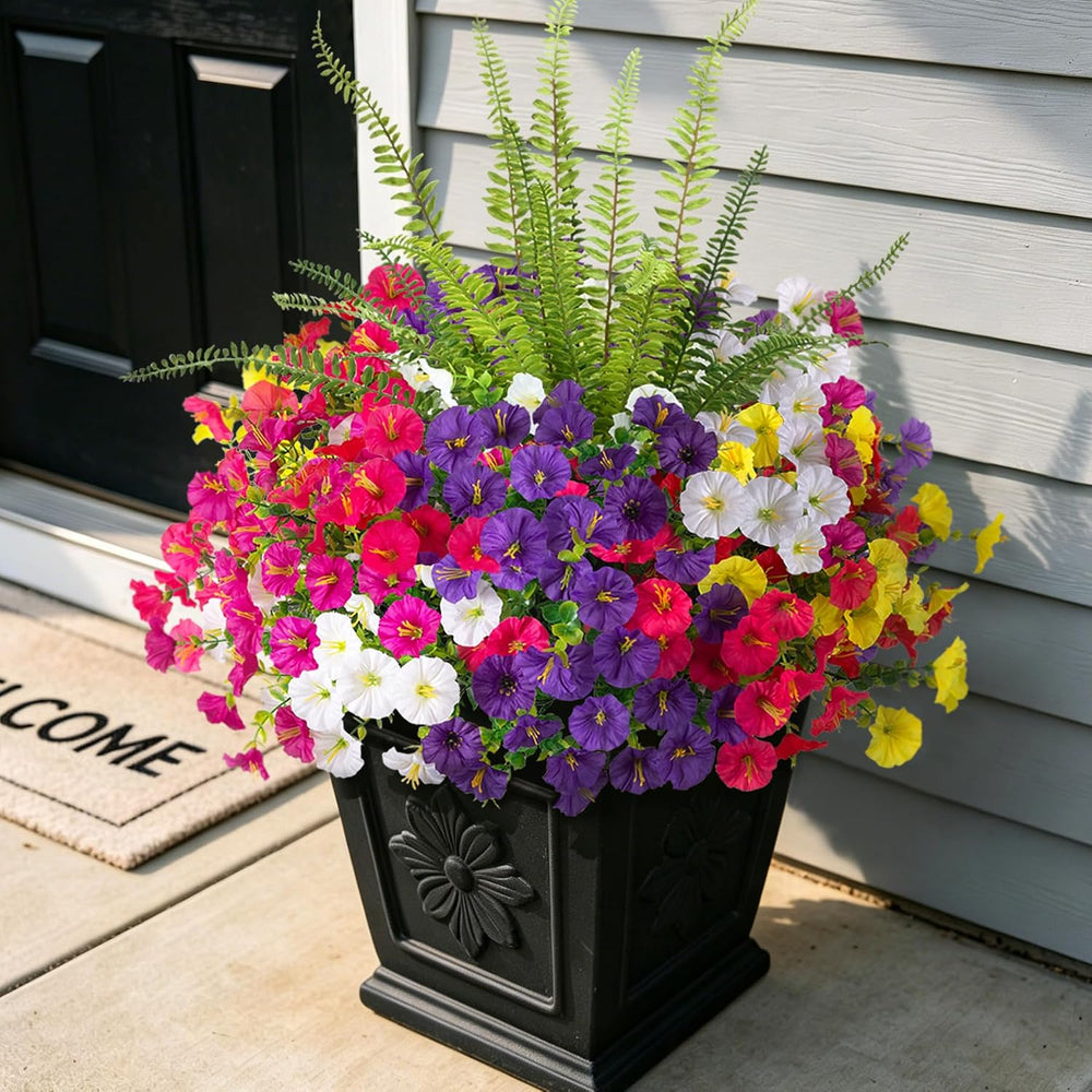 Artificial Flowers for Outdoors Faux Plants Outside Indoor
