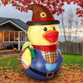 Leyndo 5ft Fall Inflatable Outdoor Thanksgiving Blow up with Build-in Light