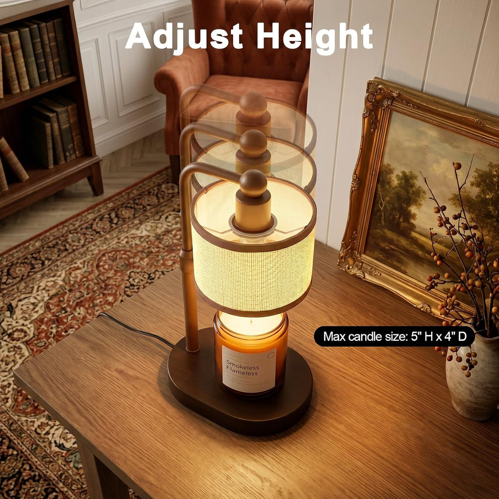 Candle Warmer Lamp with Timer, Modern Farmhouse Candle Warmer for jar Candles...
