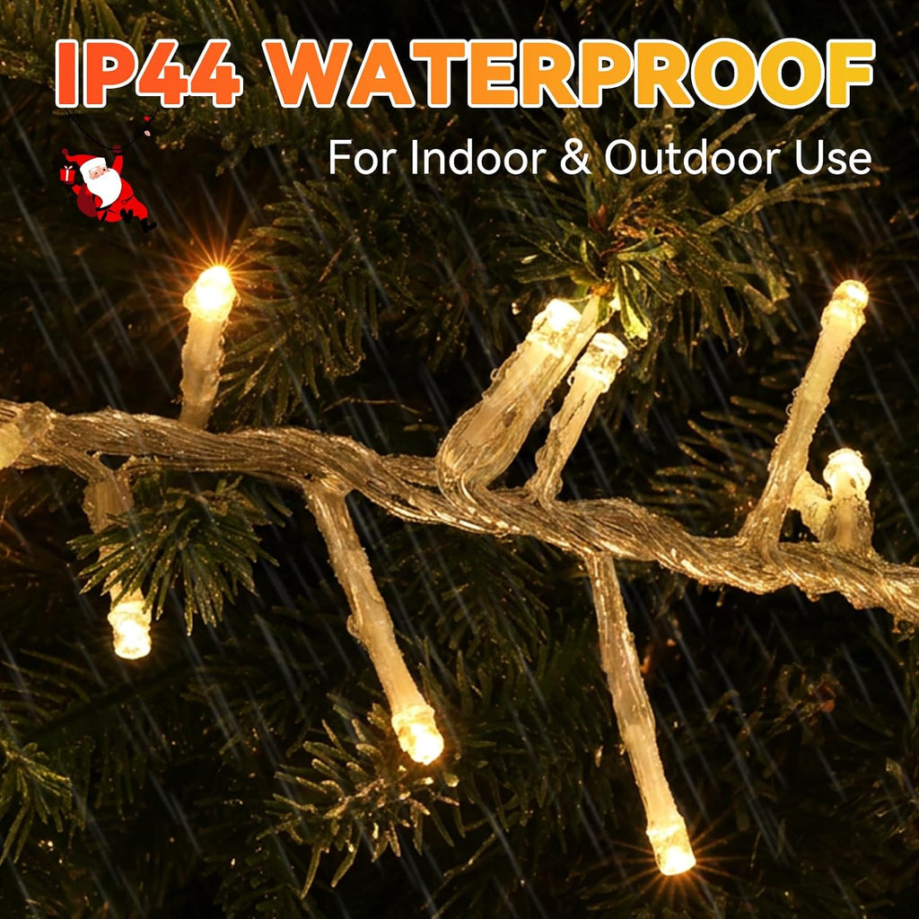 marchpower cluster christmas lights string, 32ft 500led 9, package contents
