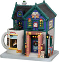 Lemax 35038 Caddington Village Lighted Building: Books & Brews Café
