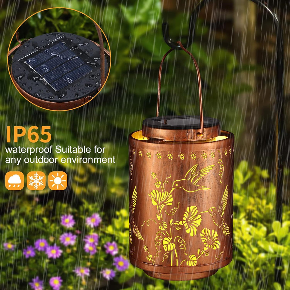 Solar Lantern Outdoor Waterproof Garden Decor Gifts for Women Mon