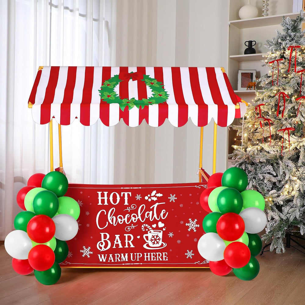 SmoothNovelty Christmas Hot Chocolate Bar Stand Decor Supplies Kit Warm up He...
