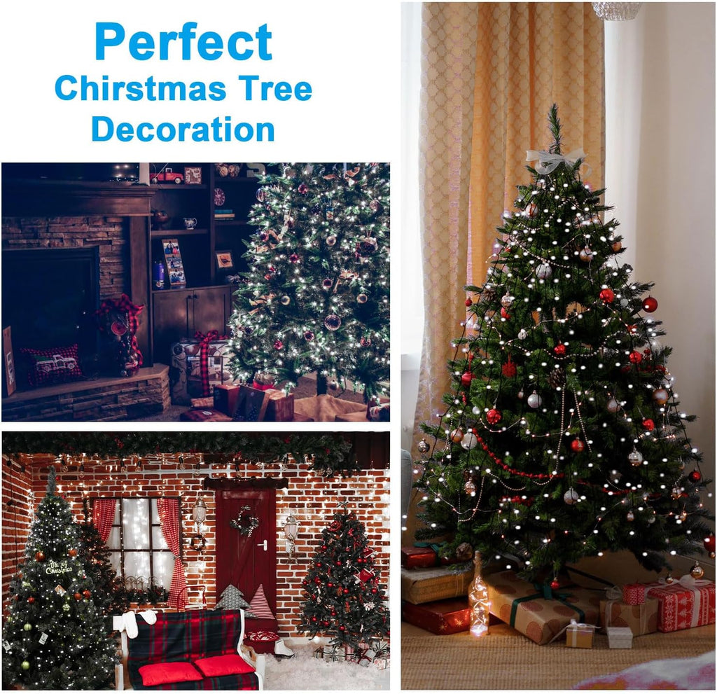bolweo christmas tree lights 592led 16 lines 8 shown in use
