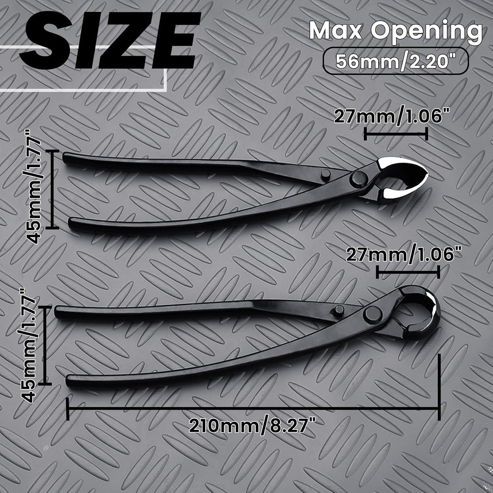 Bonsai Tool Set - 8" Concave Cutters and 8" Spherical Knob Cutters ...